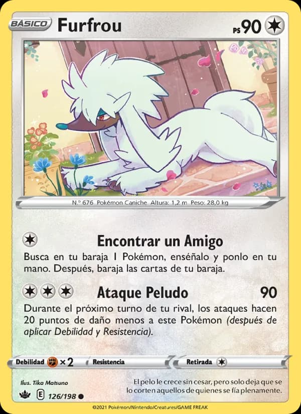 Furfrou card in Spanish