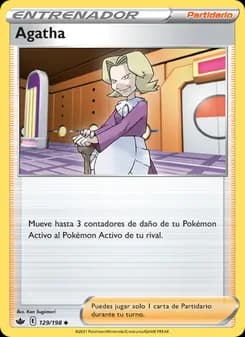 Agatha card in Spanish