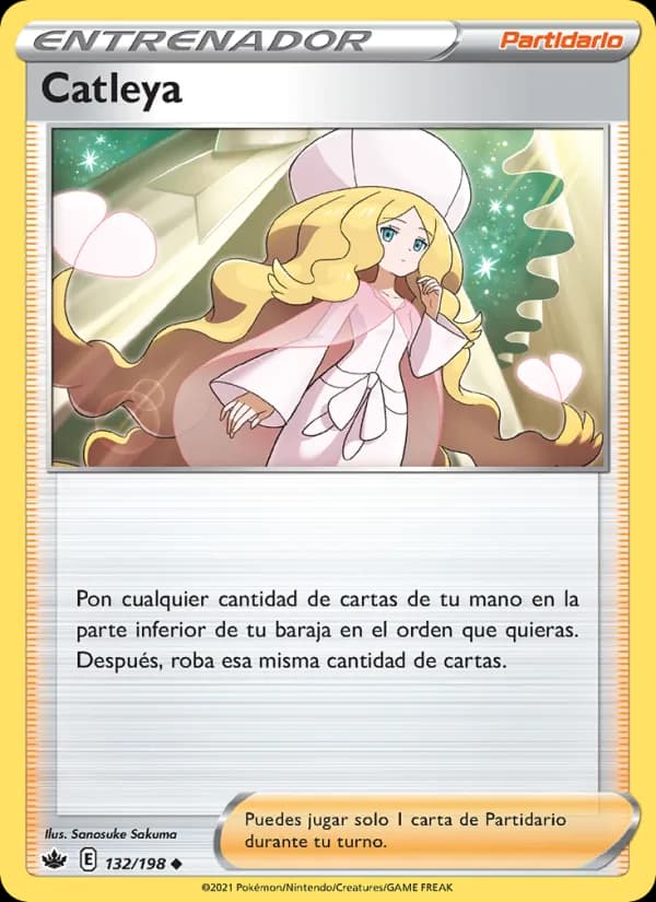 Catleya card in Spanish