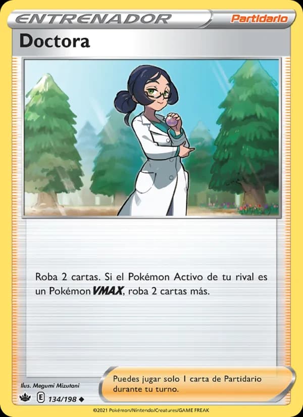 Doctora card in Spanish