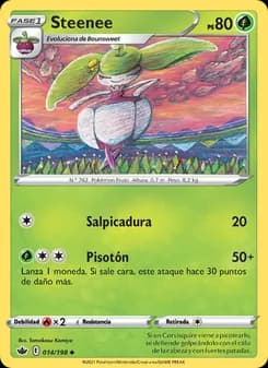 Steenee card in Spanish