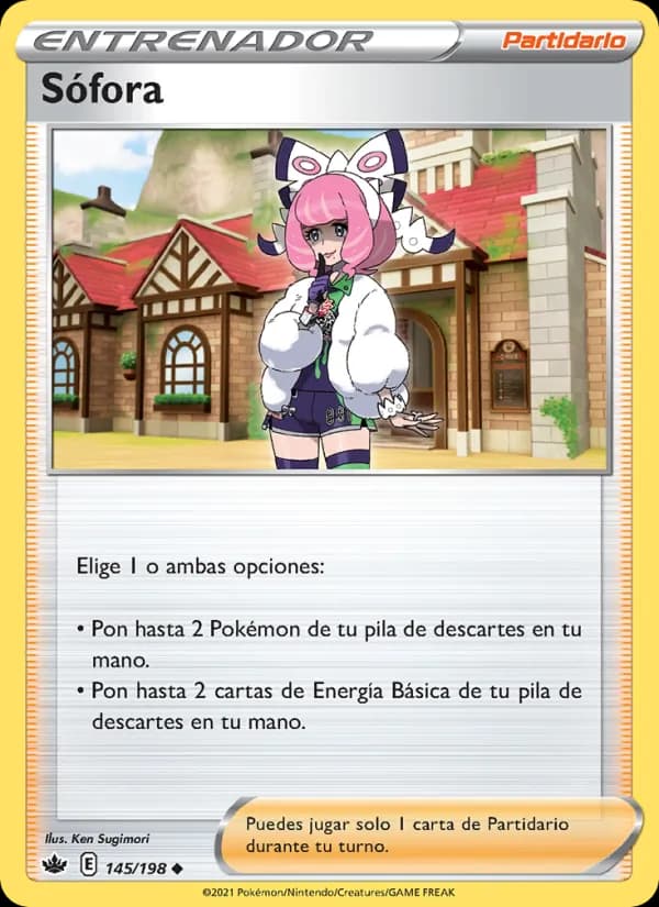 Sófora card in Spanish