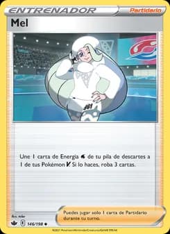Mel card in Spanish