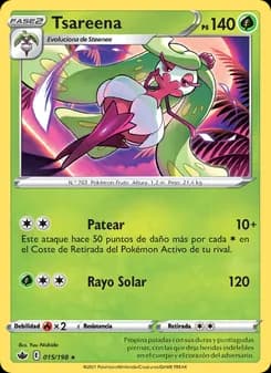 Tsareena card in Spanish