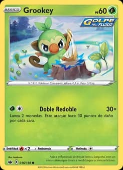 Grookey card in Spanish