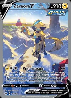 Zeraora V card in Spanish