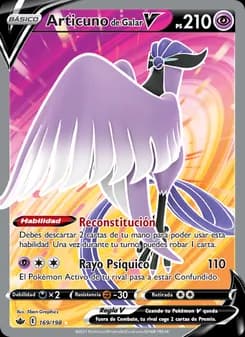 Articuno de Galar V card in Spanish