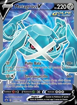 Metagross V card in Spanish