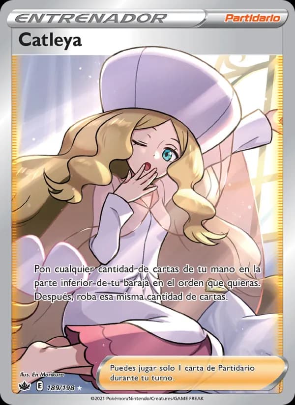 Catleya card in Spanish