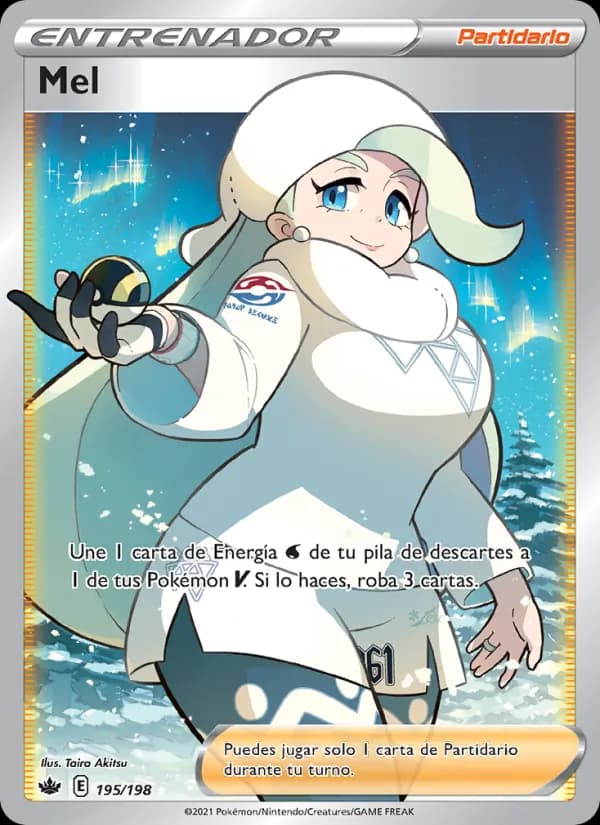 Mel card in Spanish