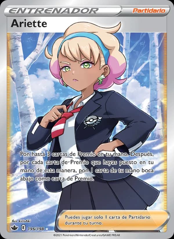Ariette card in Spanish
