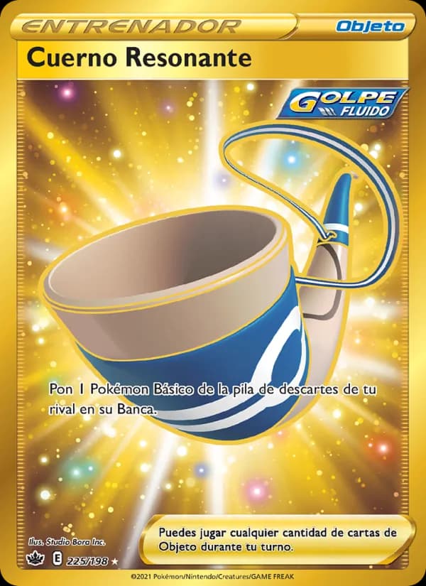 Cuerno Resonante card in Spanish