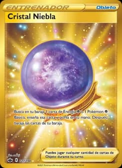 Cristal Niebla card in Spanish