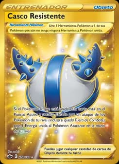 Casco Resistente card in Spanish