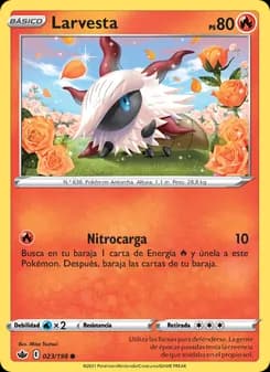 Larvesta card in Spanish
