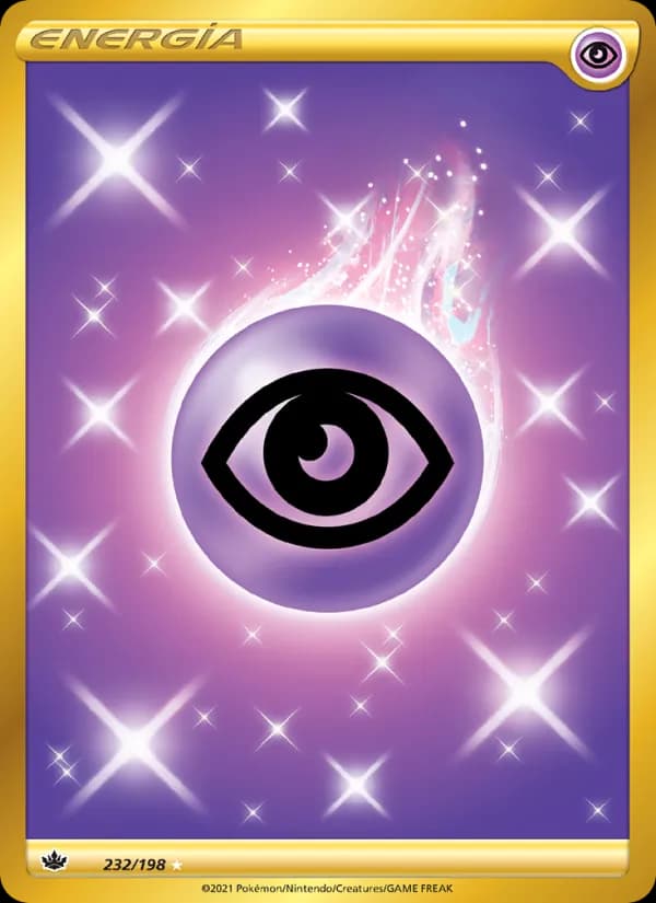 Energía Psíquica card in Spanish