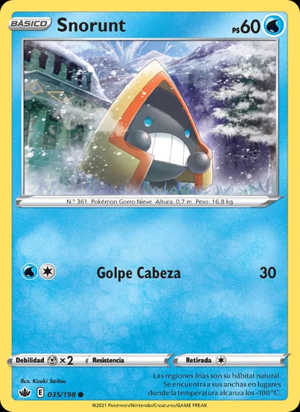 Snorunt card in Spanish