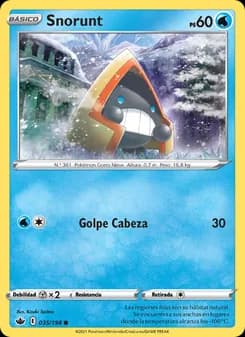 Snorunt card in Spanish