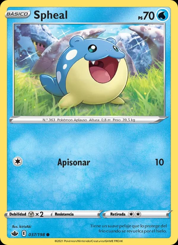 Spheal card in Spanish