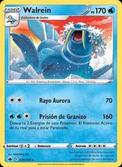 Walrein card in Spanish