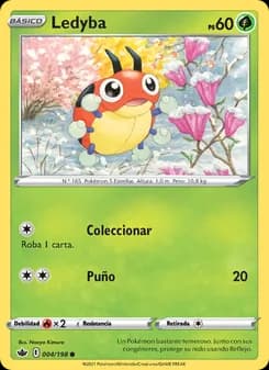 Ledyba card in Spanish