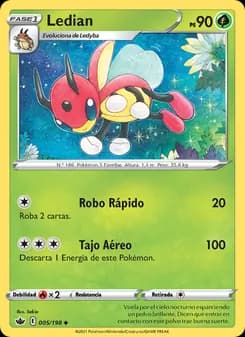 Ledian card in Spanish