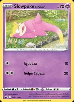 Slowpoke de Galar card in Spanish