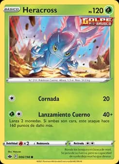 Heracross card in Spanish
