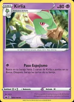 Kirlia card in Spanish