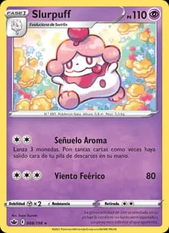 Slurpuff card in Spanish