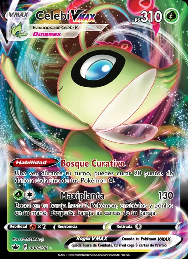 Celebi VMAX card in Spanish