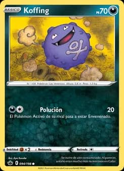 Koffing card in Spanish