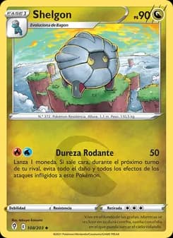 Shelgon card in Spanish