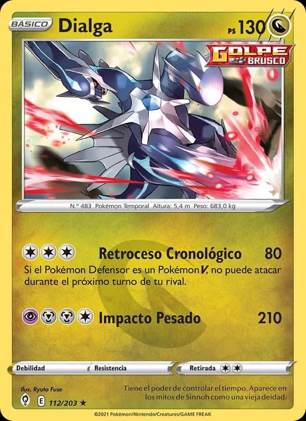 Dialga card in Spanish