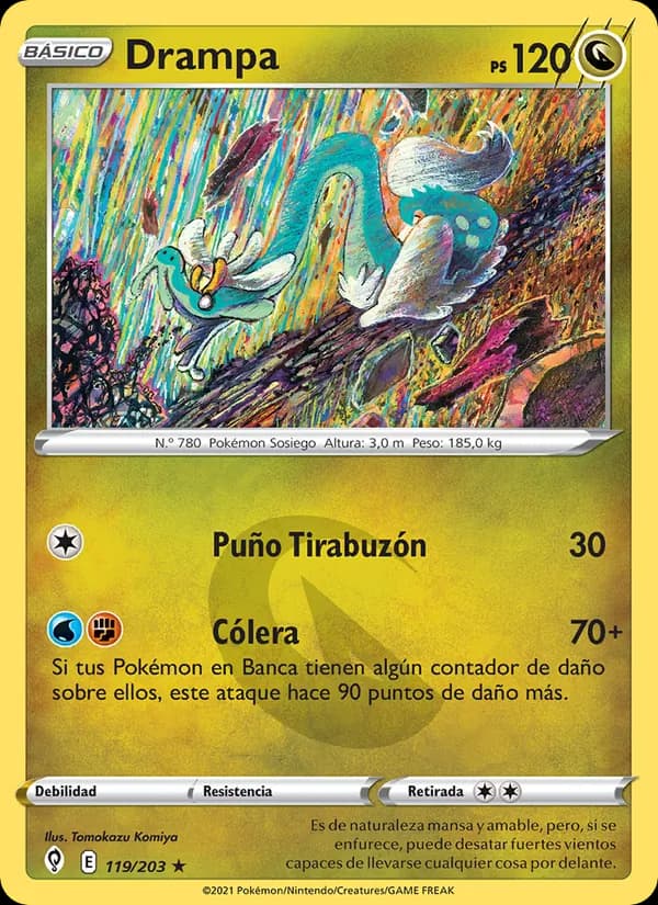 Drampa card in Spanish