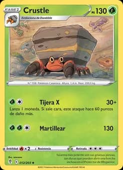 Crustle card in Spanish