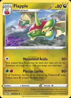 Flapple card in Spanish