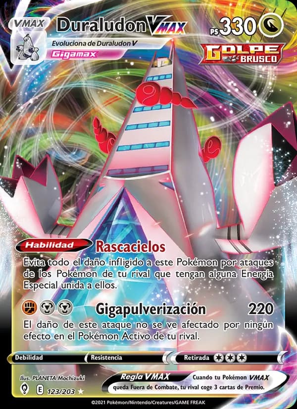 Duraludon VMAX card in Spanish