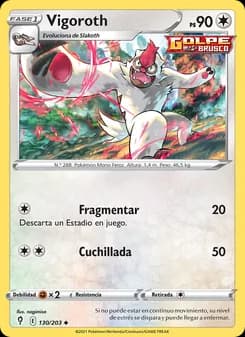 Vigoroth card in Spanish