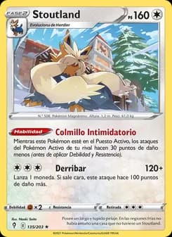 Stoutland card in Spanish