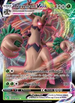 Trevenant VMAX card in Spanish