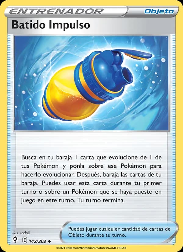 Batido Impulso card in Spanish