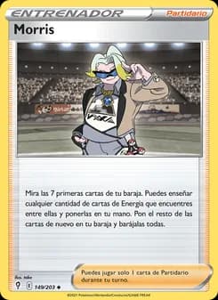 Morris card in Spanish