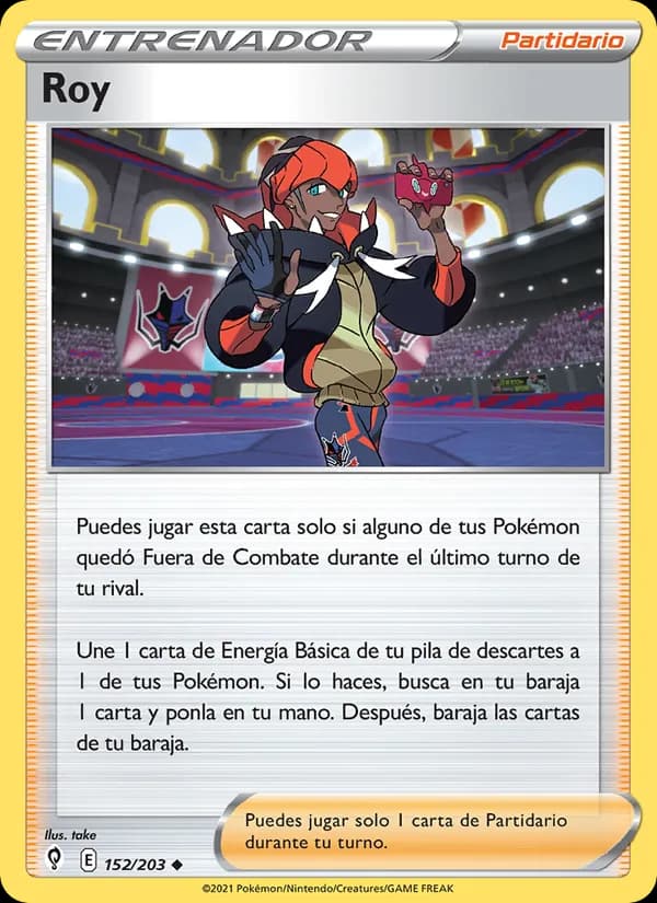 Roy card in Spanish