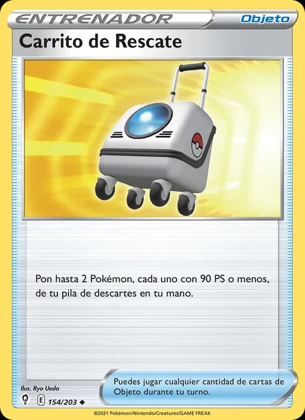 Carrito de Rescate card in Spanish