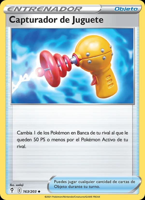 Capturador de Juguete card in Spanish