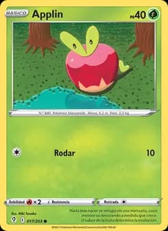 Applin card in Spanish