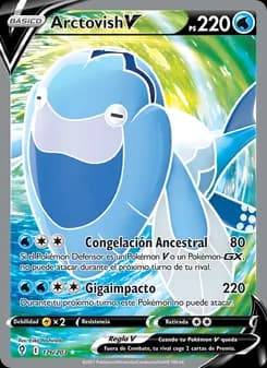 Arctovish V card in Spanish