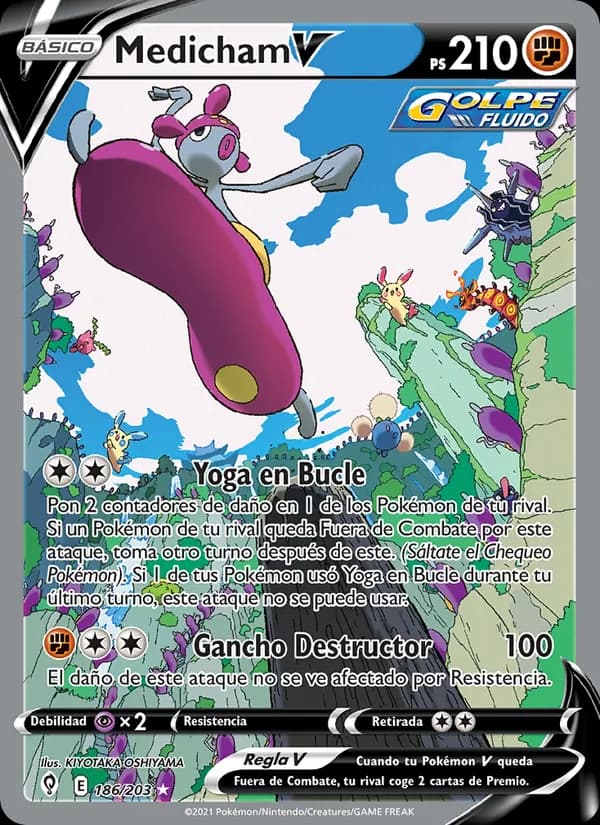 Medicham V card in Spanish