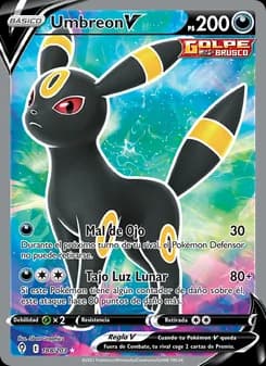 Umbreon V card in Spanish